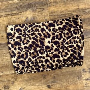Cheetah tube top